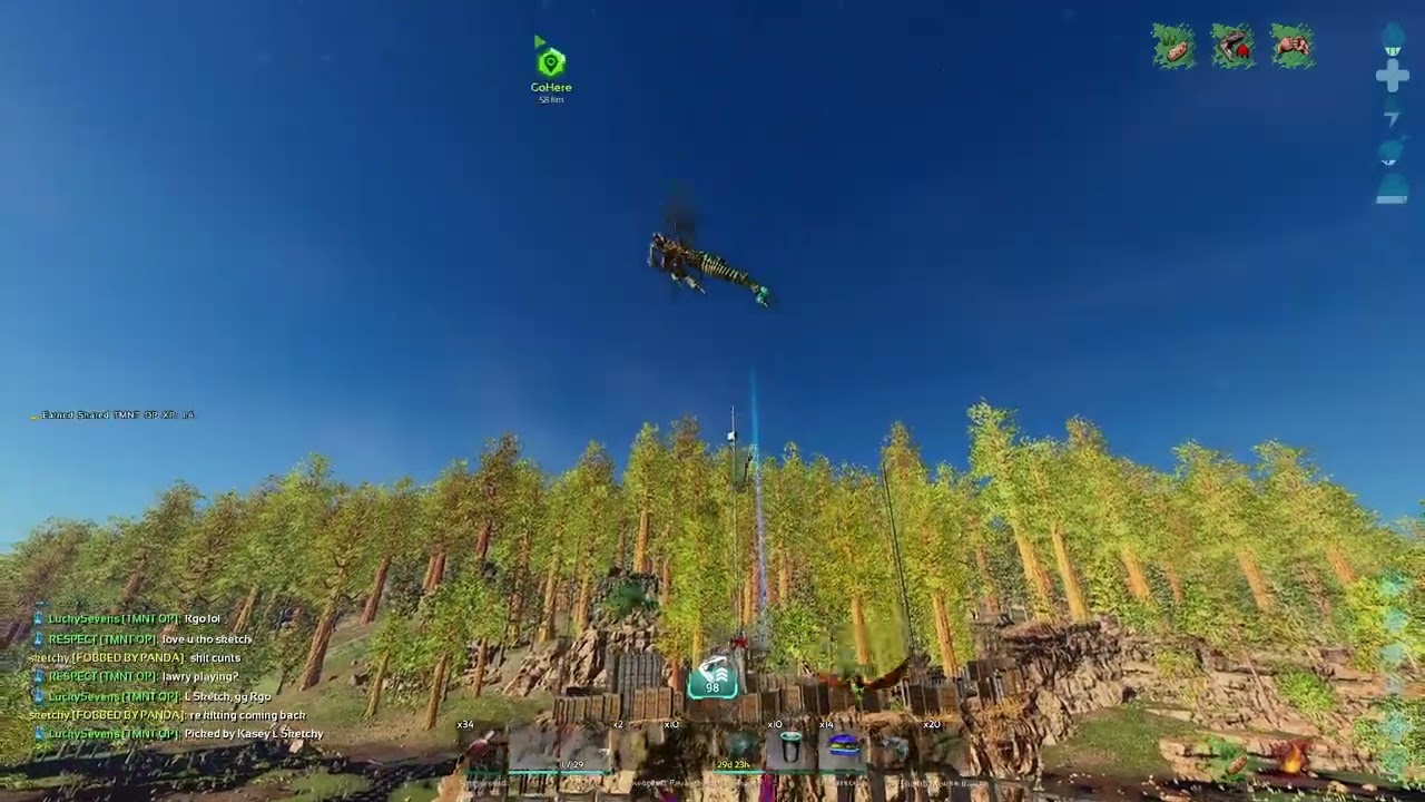 ARK ASA OFFICIAL MEAT RUN x PVP x RUSH CAVE