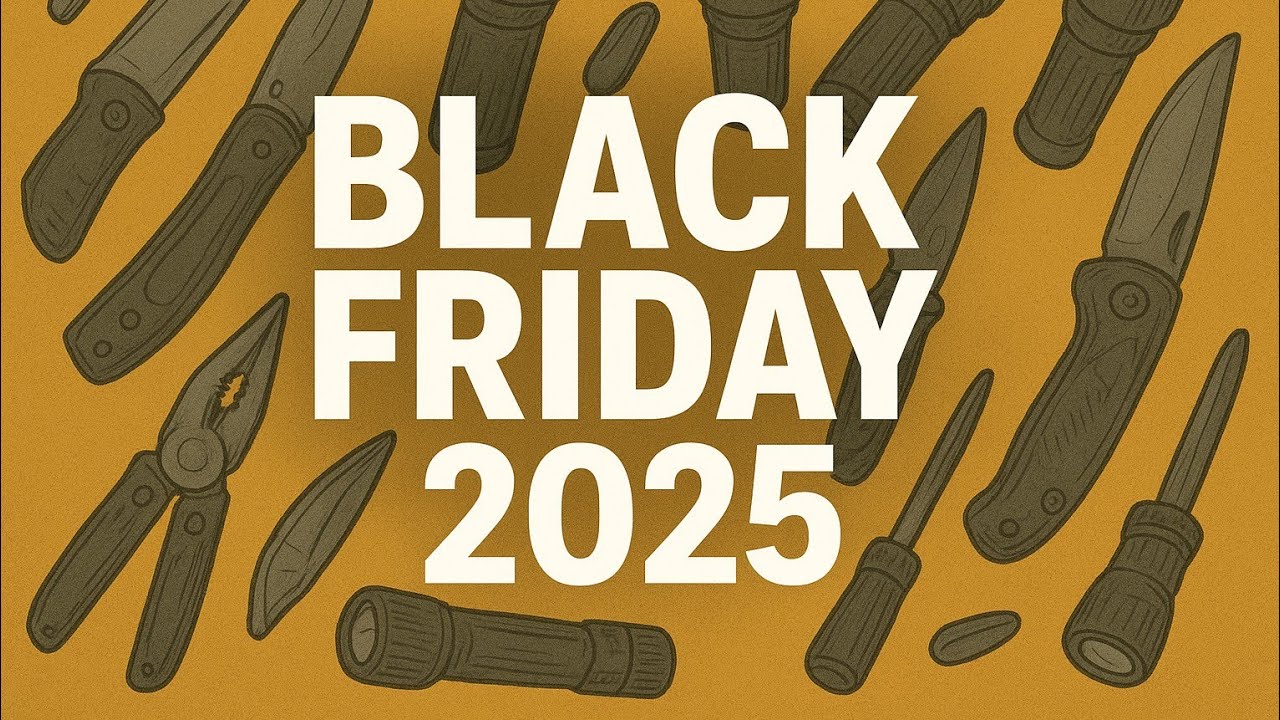 Melhores compras para o seu EDC na Black Friday 2025!