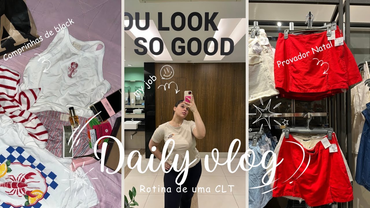 📷Daily Vlog: Rotina real de uma CLT | comprinhas de black na Sephora e na C&a, trabalho e vida real