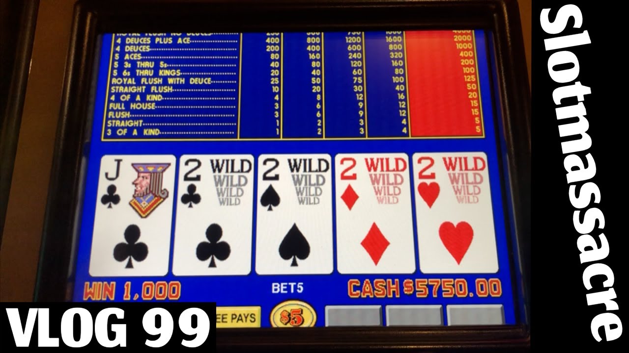 I&rsquo;d Rather Be Lucky :-)  High Limit Video Poker VLOG 99