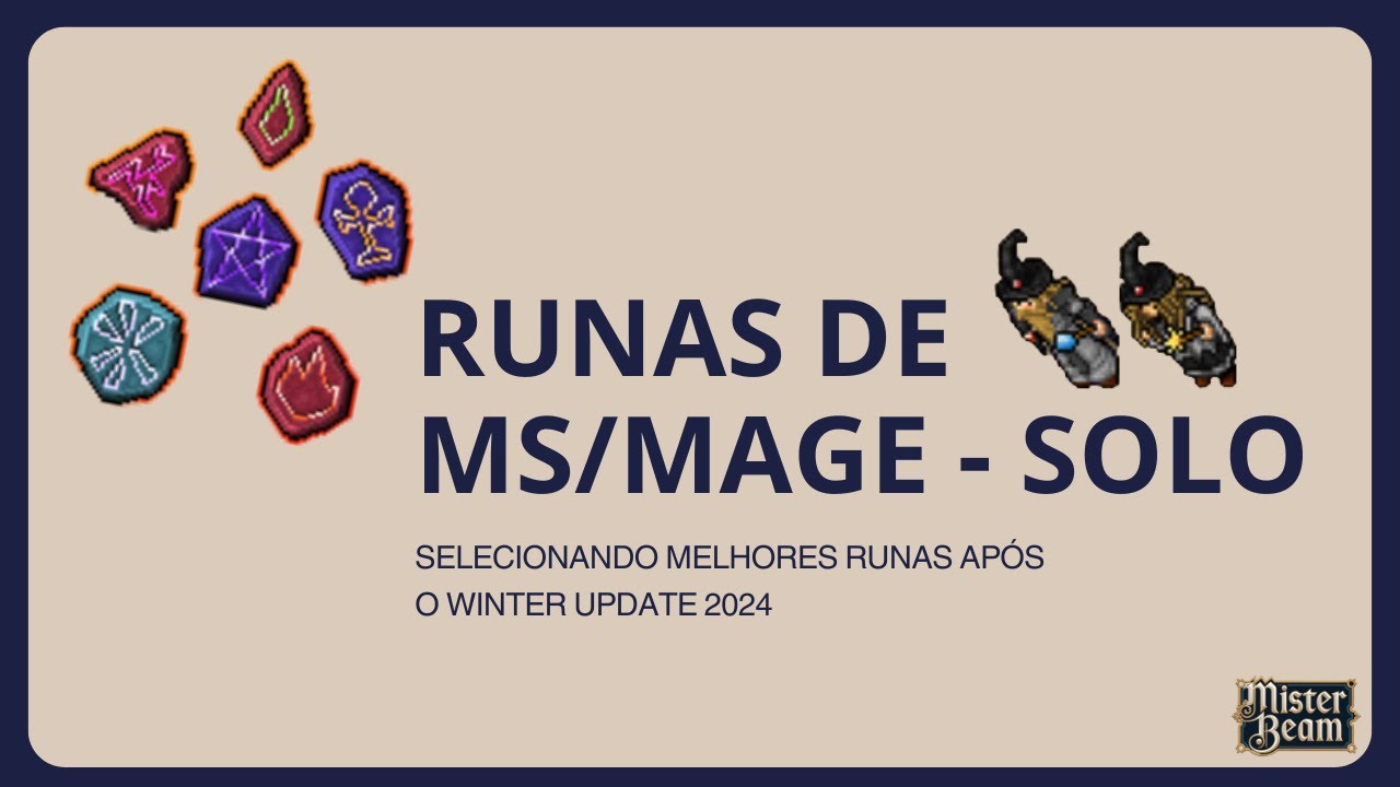 TIBIA - QUAIS RUNAS ESCOLHER APÓS O WINTER UPDATE 2024 | RUNAS DE MS SOLO