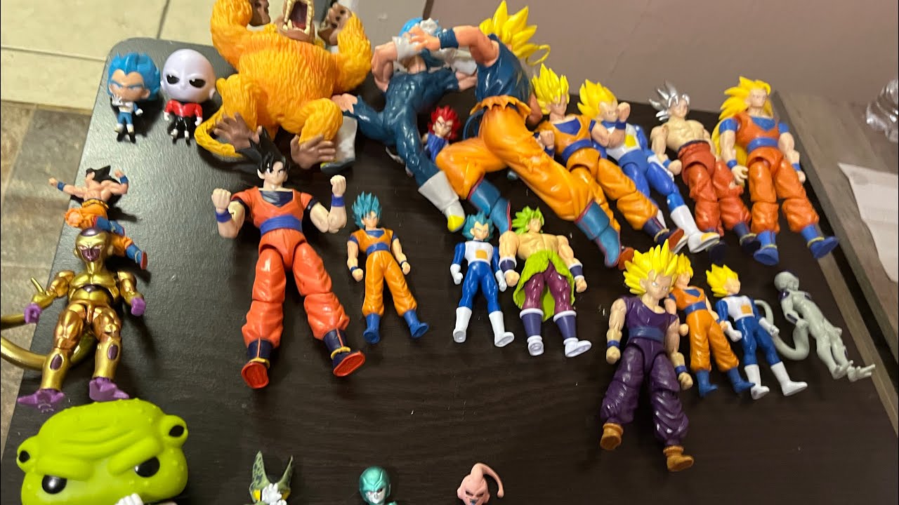 Juguetes de Dragon Ball z acá les enseño cuáles son los que ya tengo y aún sigo coleccionando