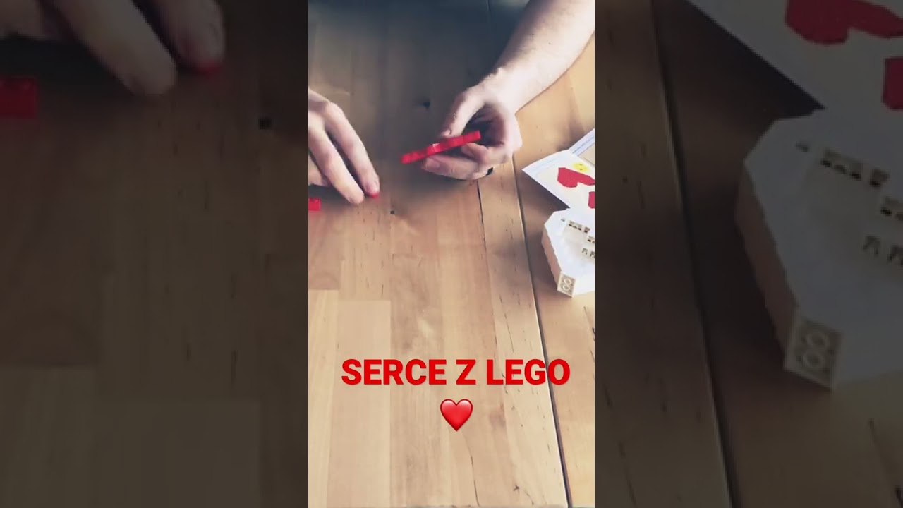 Zbudował serce z Lego na walentynki ❤️
