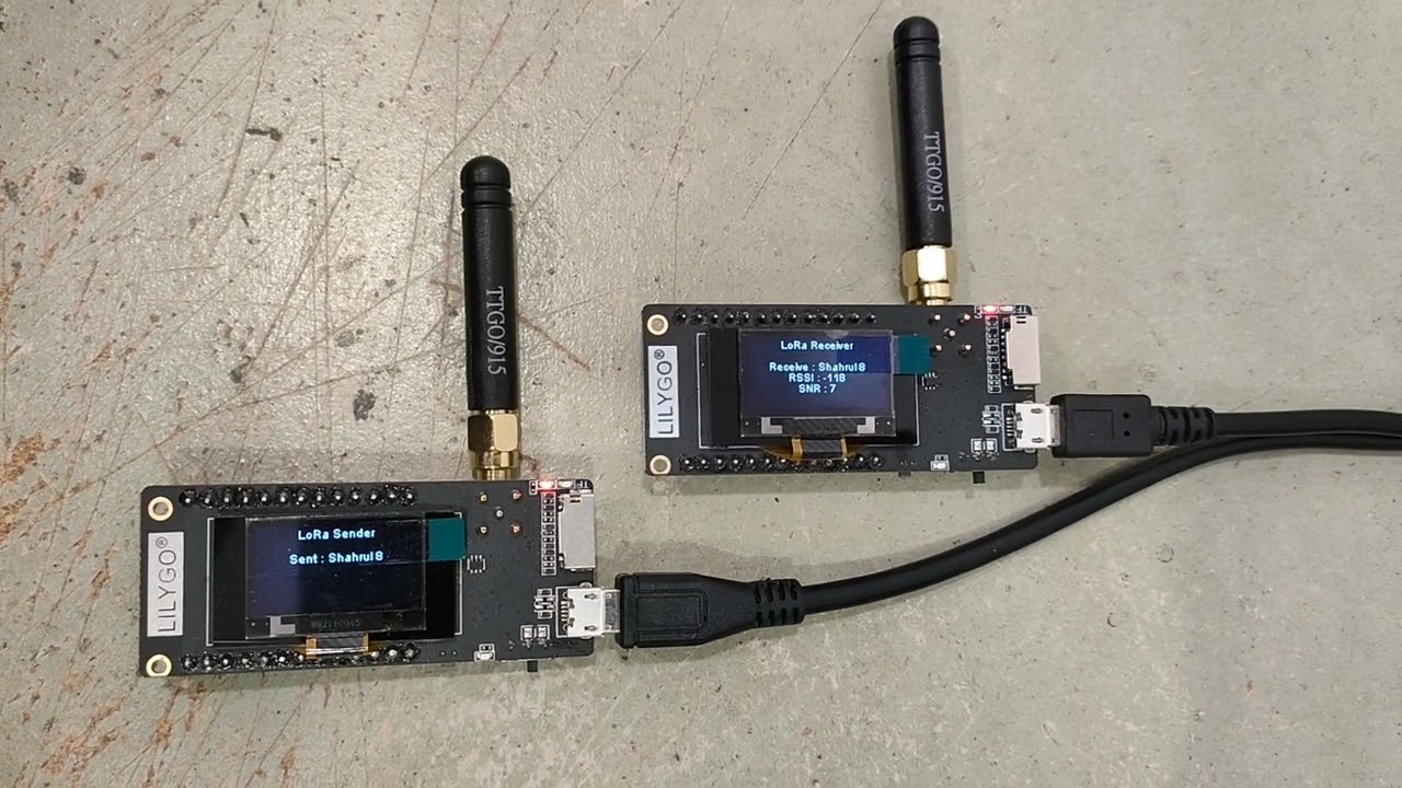 ESP32 LILYGO LoRa32