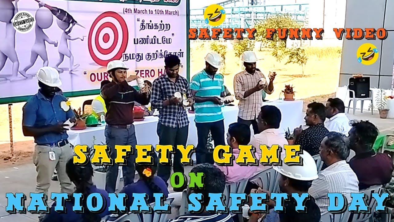 🏗️WORK PLACE SAFETY GAME ON 💫NATIONAL SAFETY DAY 🧿|👷 SAFETY SAVES🕵️ | ⚠️ SAFETY AWARENESS 📢