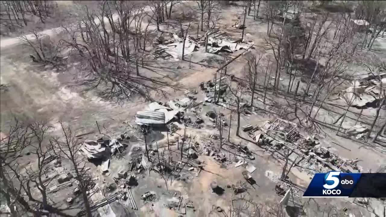FEMA surveys Oklahoma wildfire damage