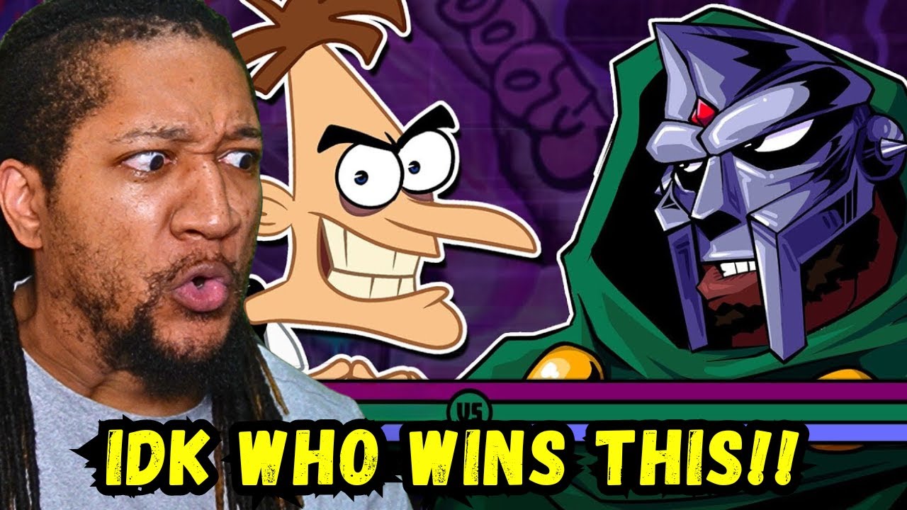 Eddiefrb - Dr. Doofenshmirtz vs Doctor Doom - Rap Battle! | Reaction!
