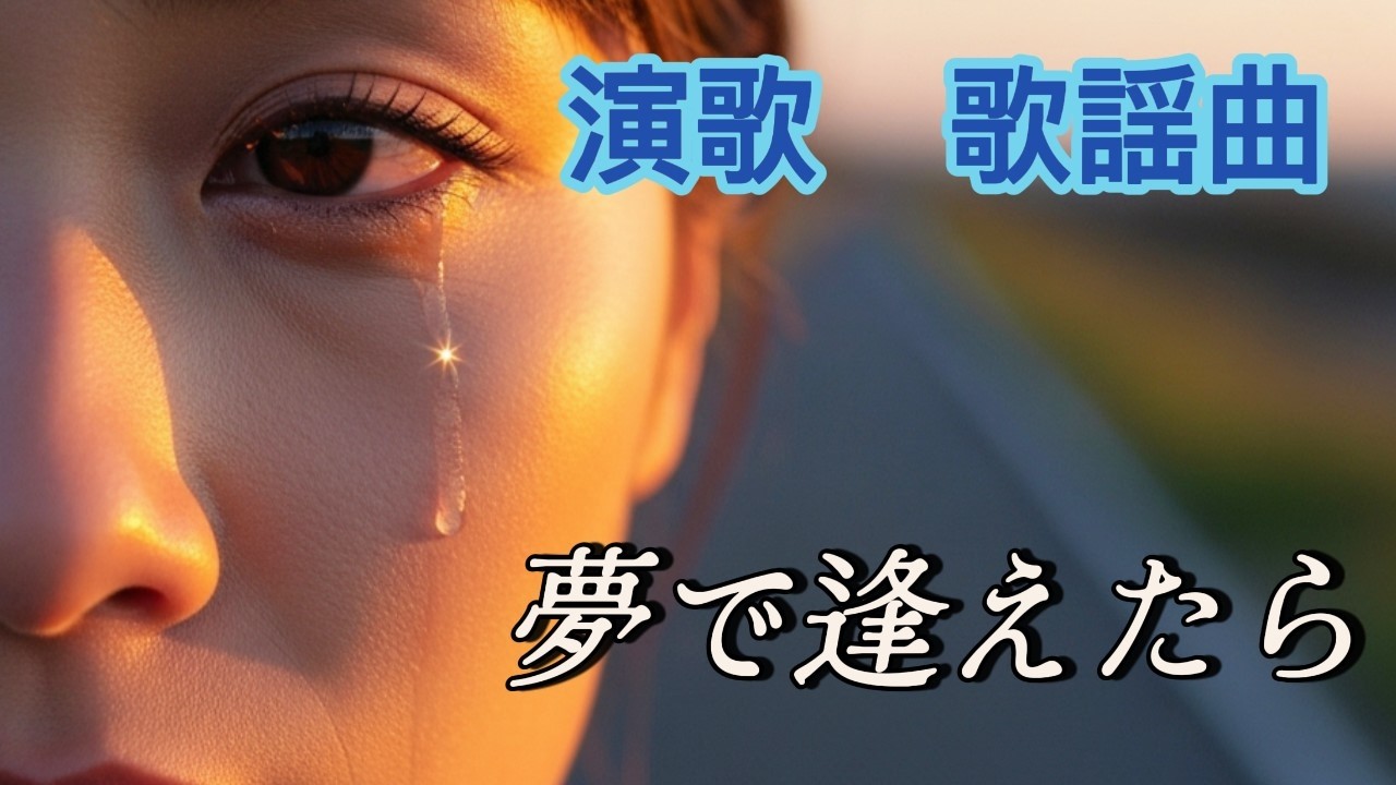 夢で逢えたら　～ありがとうだけ～　かかえたまま　[パル尾の世界] の演歌・歌謡曲　#哀愁 #昭和歌謡 #昭和歌謡カバー #昭和 #昭和演歌 #歌詞動画 #あなたの心に