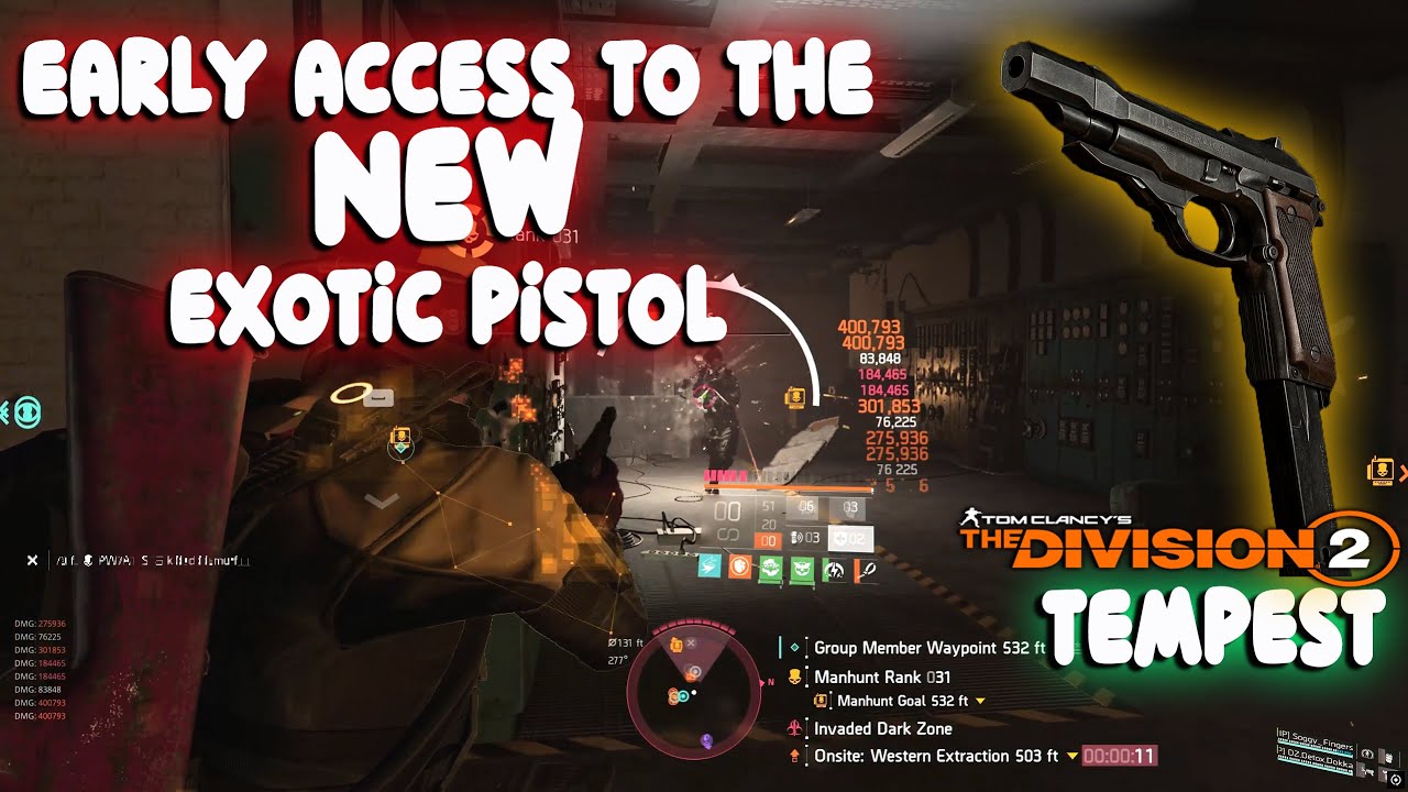 (Tempest) Early access to the new exotic pistol 😅 (Division 2 Y7S2 PVP)