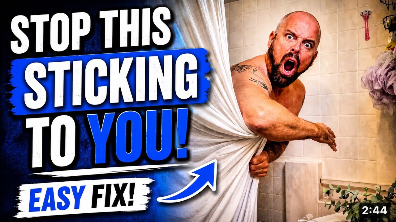 🚿😖 Почему ваша занавеска для душа прилипает к вам | 🏠🛠️ Лайфхаки и хитрости для дома