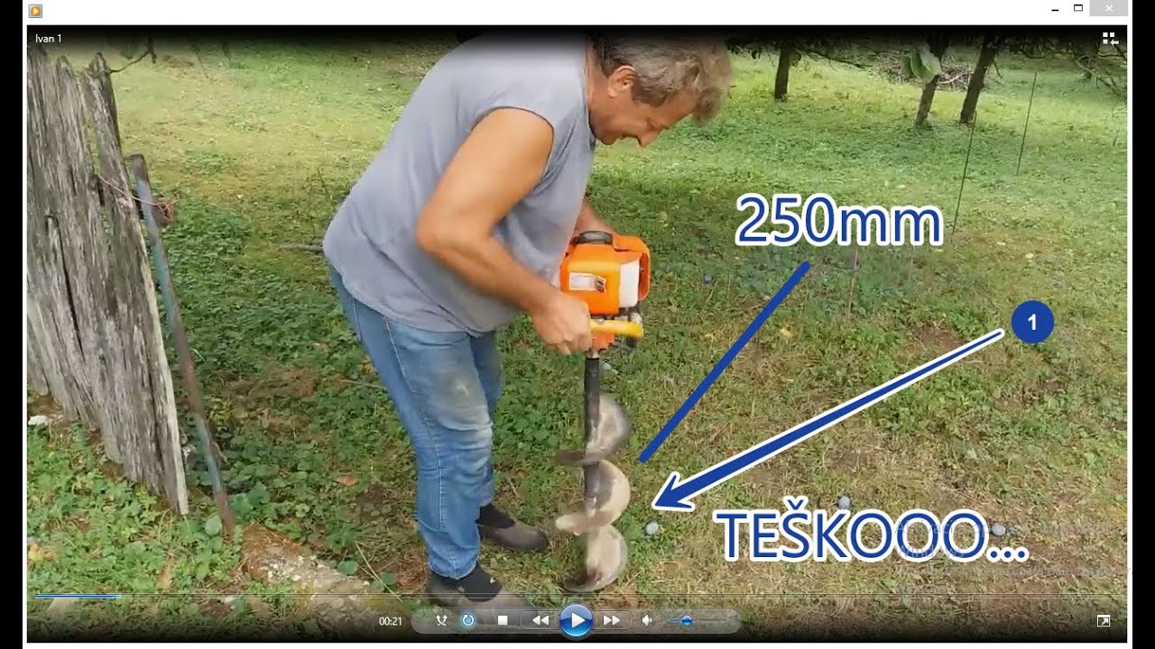 ''DEMON-5,2KS''motorni bušač i moj prvi neuspeh u bušenju rupa