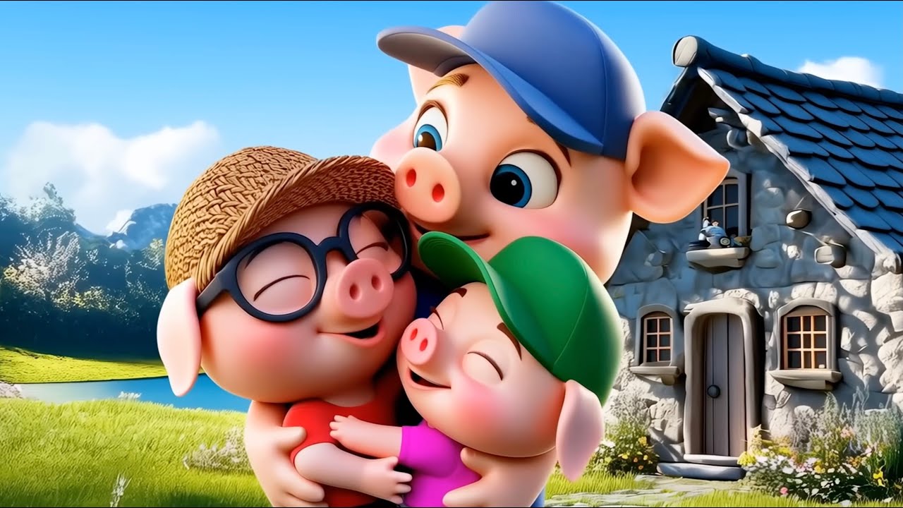 Les Trois Petits Cochons | Conte 3D | Dessin Animé avec @lesptitszamis