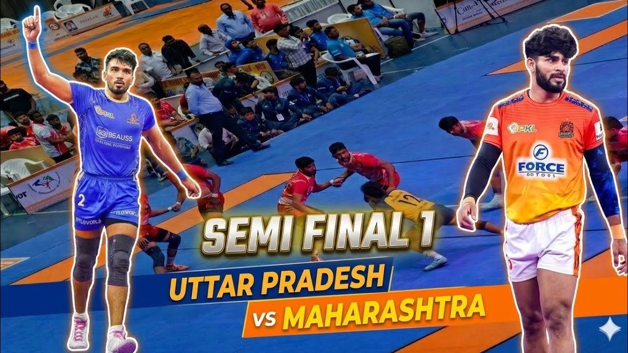 Uttar Pradesh 🆚 Maharashtra 1st semi||72nd senior national championships 2026,Vadodra, Gujarat 