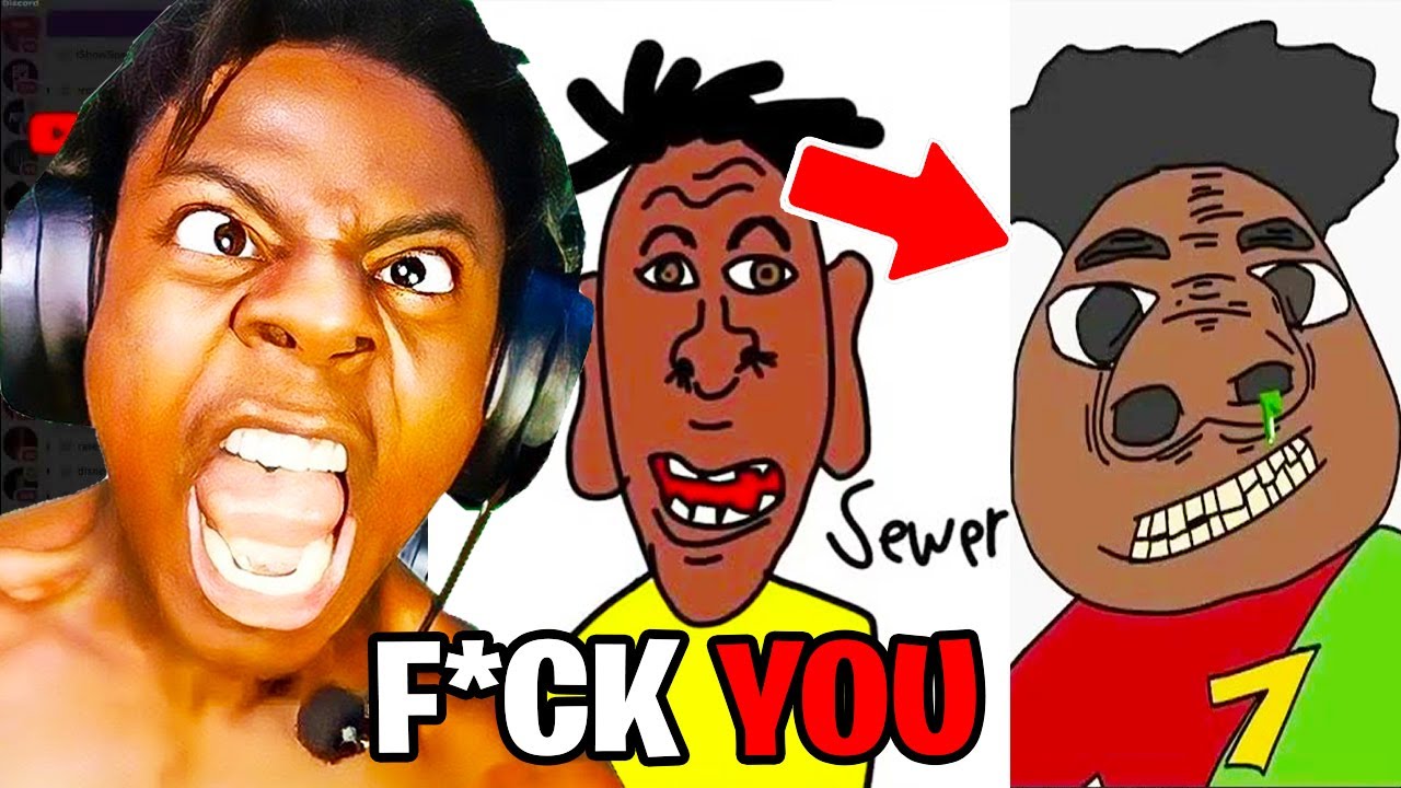 iShowSpeed Gets ANGRY while Reacting to his Fan-Art!!