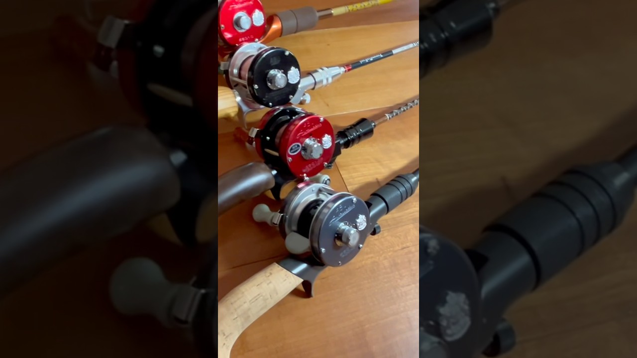 渓流でオフセットハンドル
