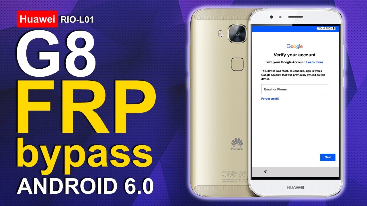 Huawei G8 RIO-L01 Bypass FRP Android 6.0 Without PC Free Work 2023