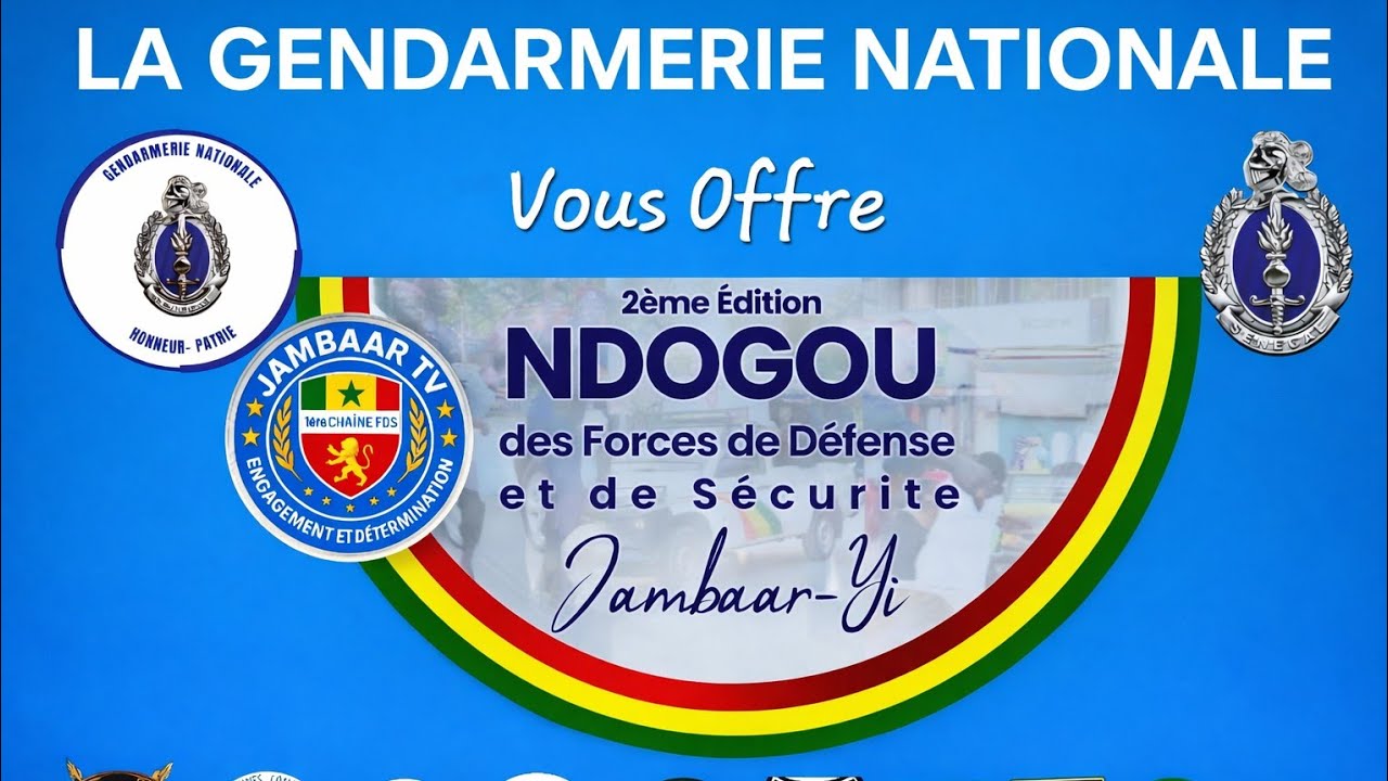 Keur Massar accueille NDOGOU FDS JAMBAAR YI - AVEC LA COMPAGNIE DE LA GENDARMERIE de Commandant TINE