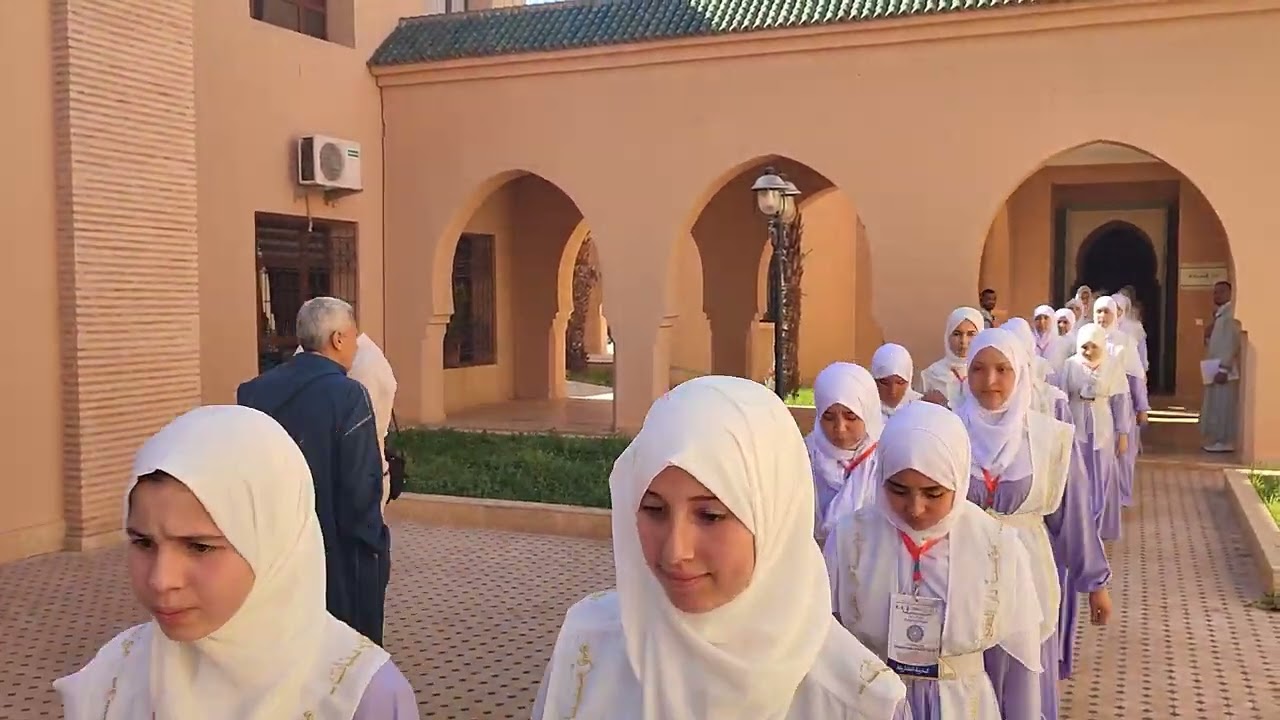 طالبات دار الفقيهة الخاصة للتعليم العتيق تمسولت إركيتن على هامش إفتتاح  فعاليات الدورة التامنة