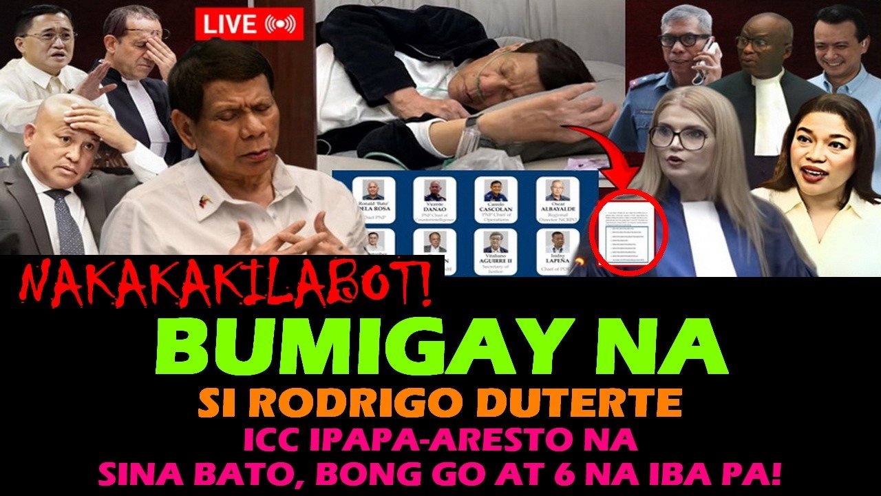BATO DELA ROSA AT BONG GO BIGLAANG PAGLABAS NG ICC WARRANT OF ARREST!!! RODRIGO DUTERTE ATTY CONTI