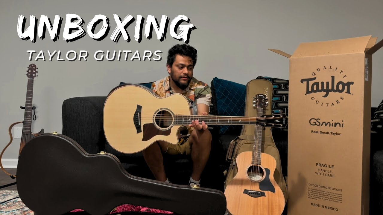 Unboxing Taylor Guitars | Taylor 814CE | GSmini