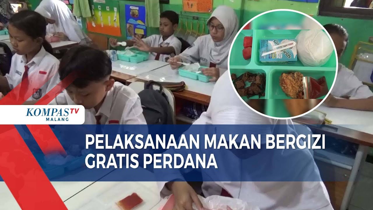 Ojol Antar Makan Bergizi Gratis ke SD di Kota Malang