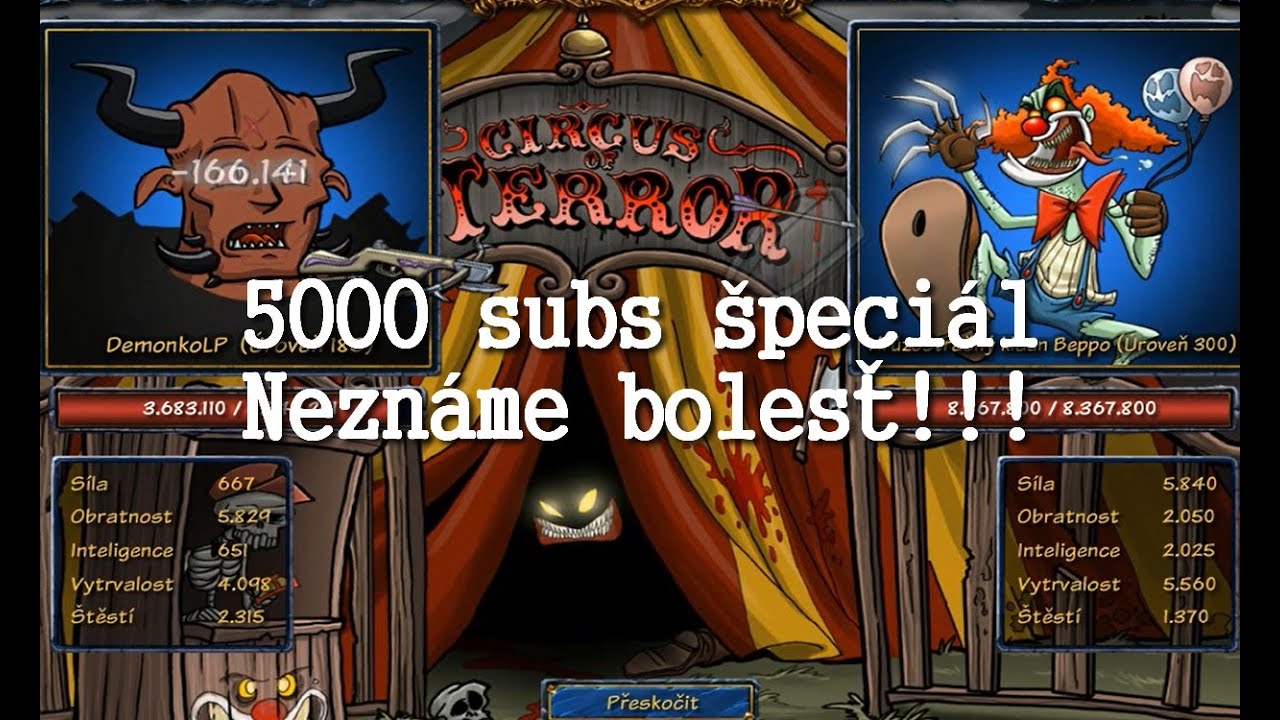 5000 subs &scaron;peci&aacute;l Nezn&aacute;me bolesť !!!!