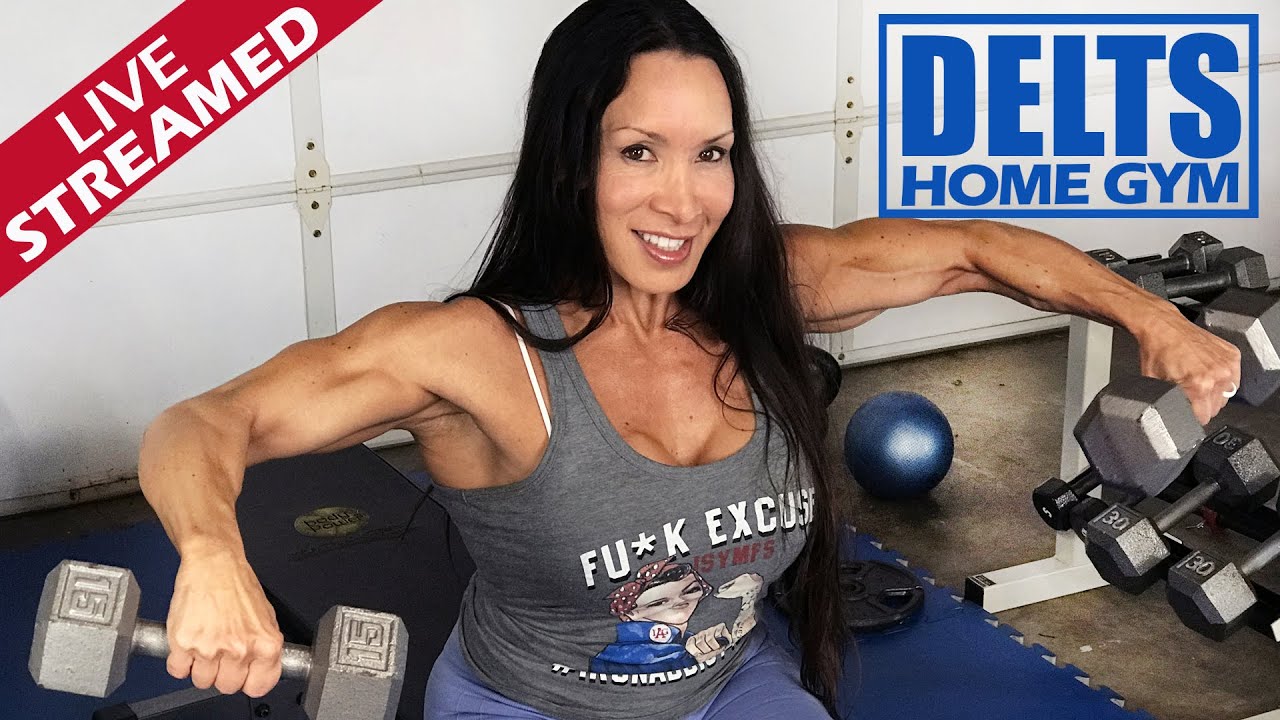 Home Gym Shoulder Workout (get big delts!)