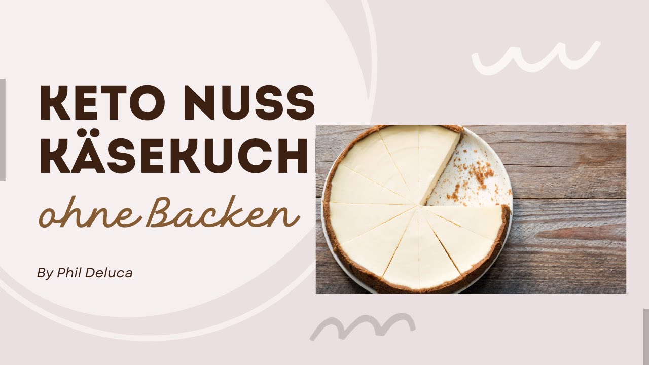 ketogener Nuss-K&auml;sekuchen ohne zu Backen 🤤 #keto #phildeluca #abnehmen #lowcarb #essen