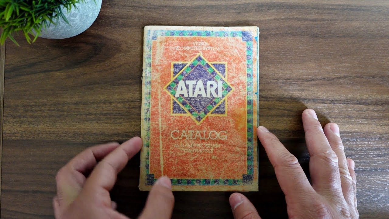 Encontré este viejo catalogo de Atari 1981 Atari catalog