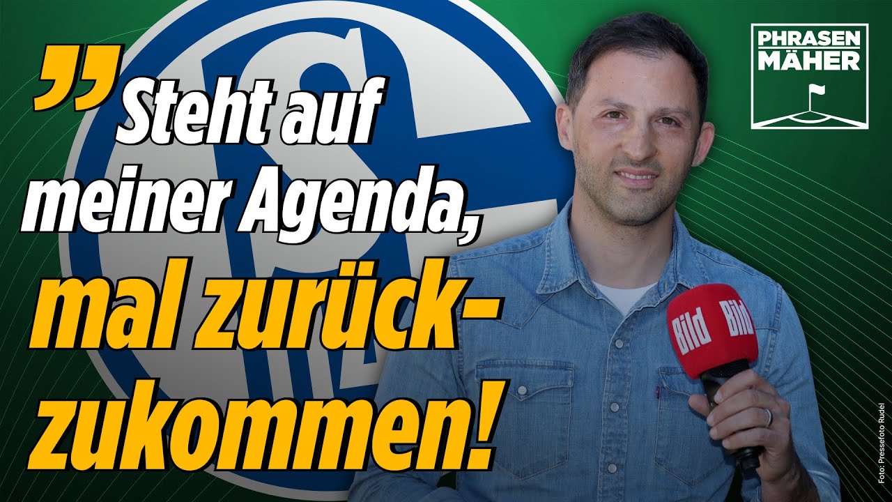FC Schalke 04: Plant Domenico Tedesco eine Rückkehr? 😳