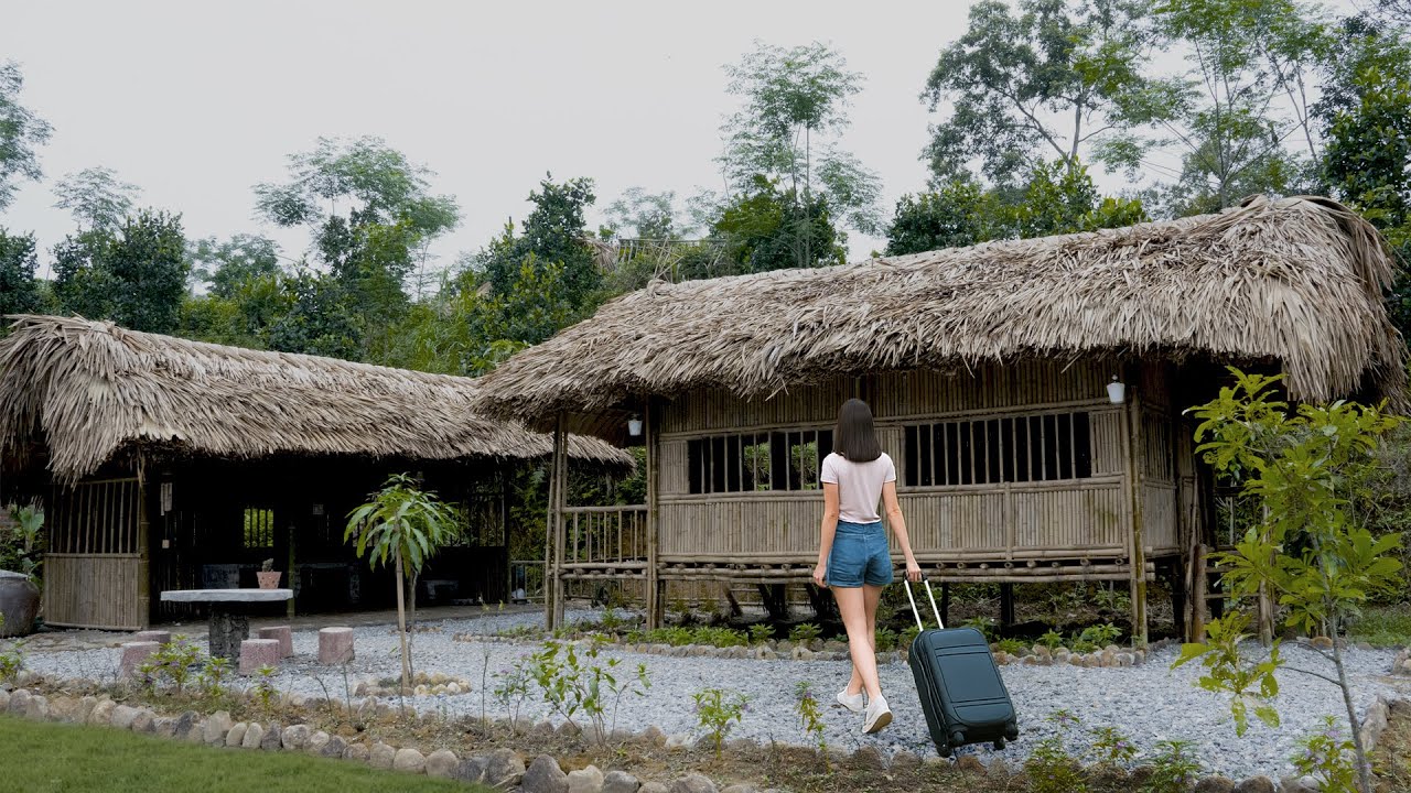 365 Days Alone 16-Year-Old Orphan Girl Builds House /TIMELAPSE from Start To Finish