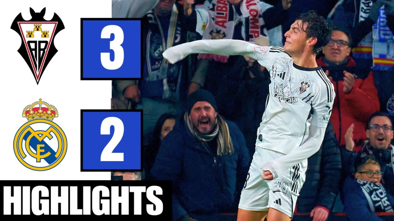 Albacete vs Real Madrid 3-2 Highlights | Jefte Betancor Goals | Copa del Rey R&eacute;sumen | 