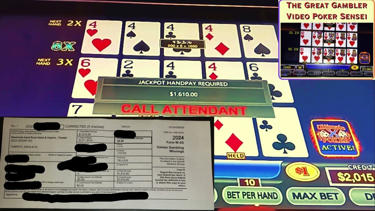 Jackpot-Handpays and W2Gs Nov-Dec 2024. 