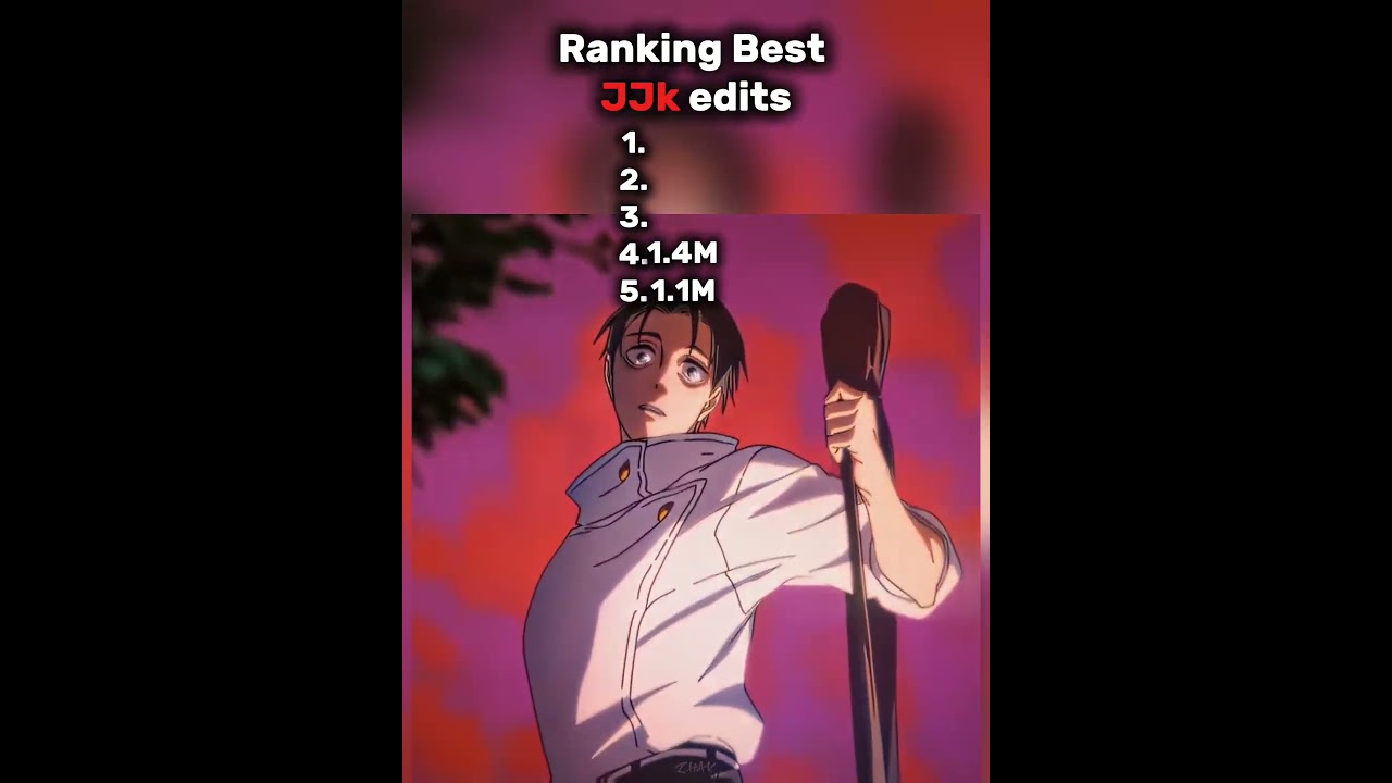 Ranking Best JJk edits