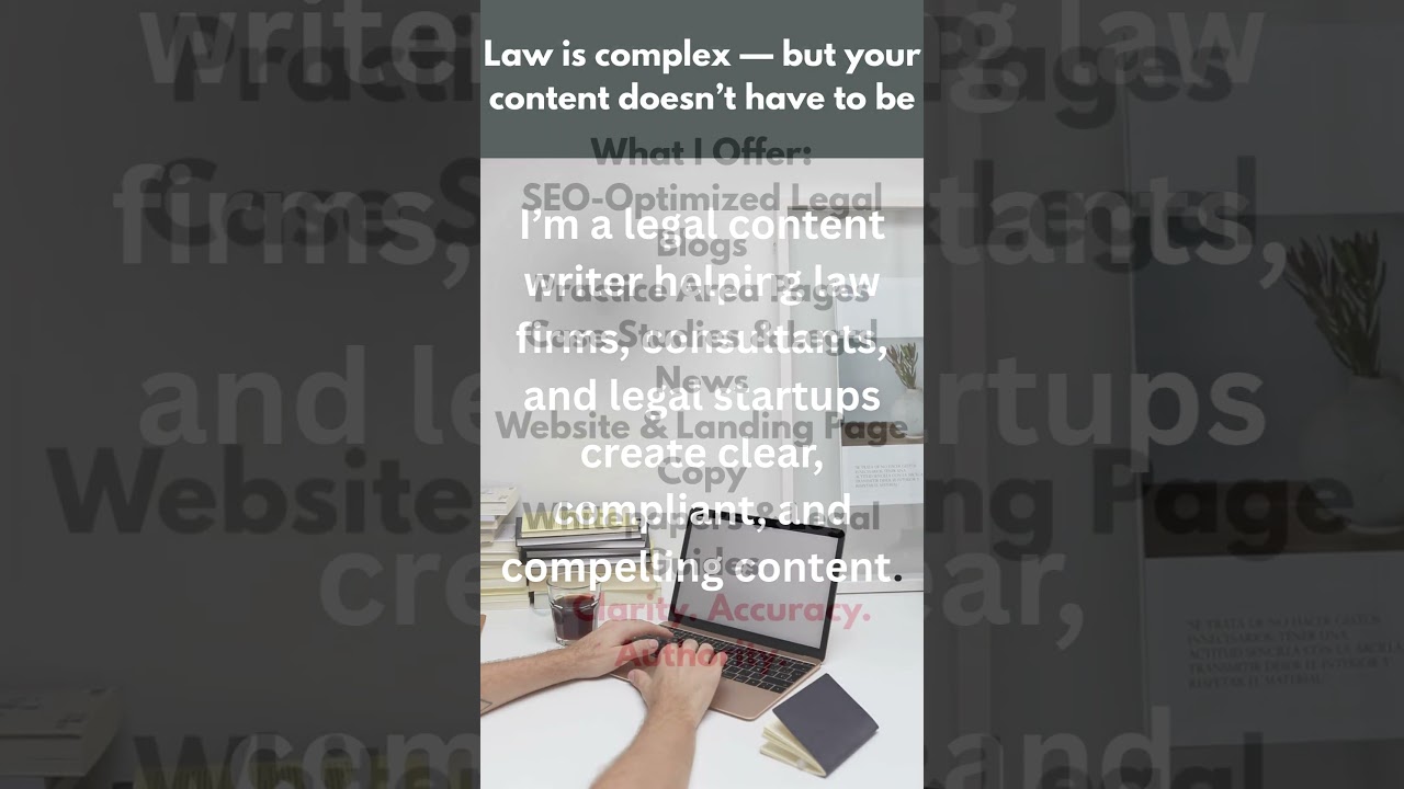 Legal content writing