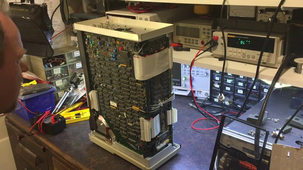 #112 Ремонт дисплея Tektronix 2432A