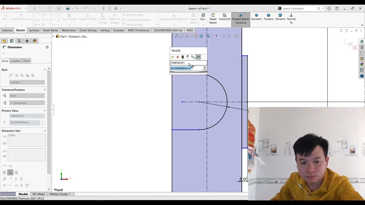 SolidWorks Mechanical Assembly  Crosshead Parts Modeling Guide Part 01
