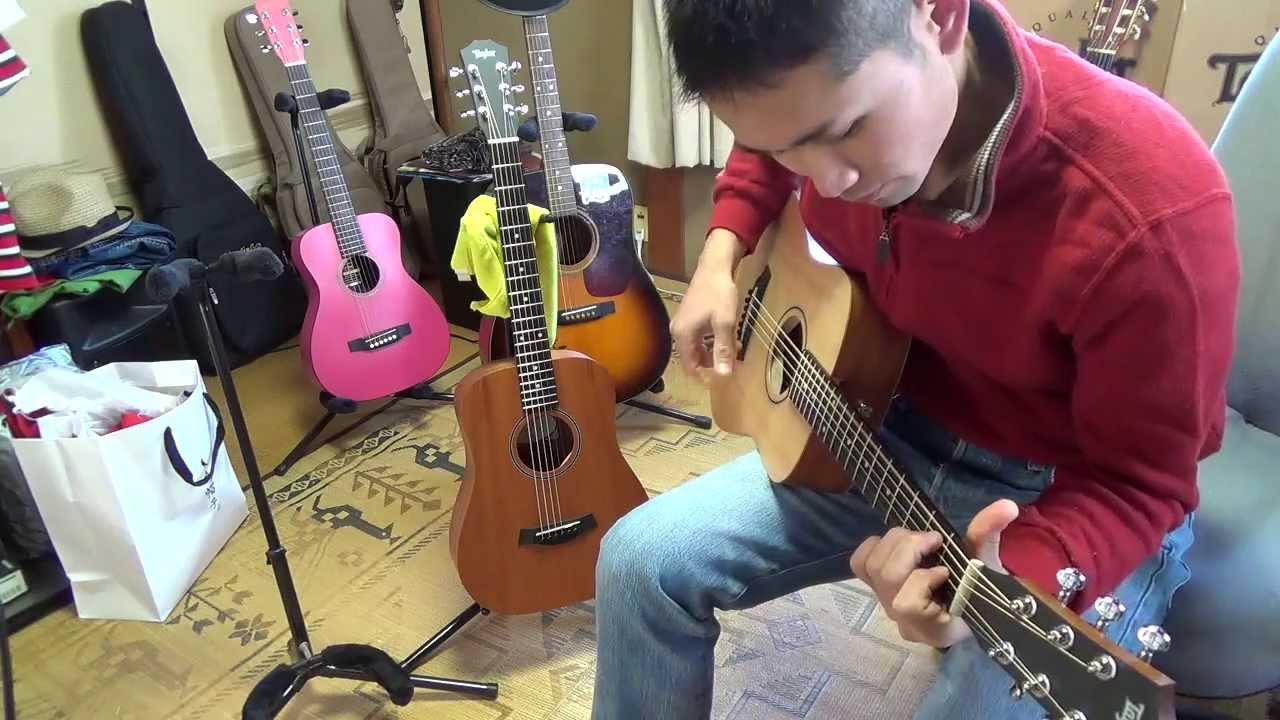 Baby Taylor BT1 vs BT2 acoustic demo