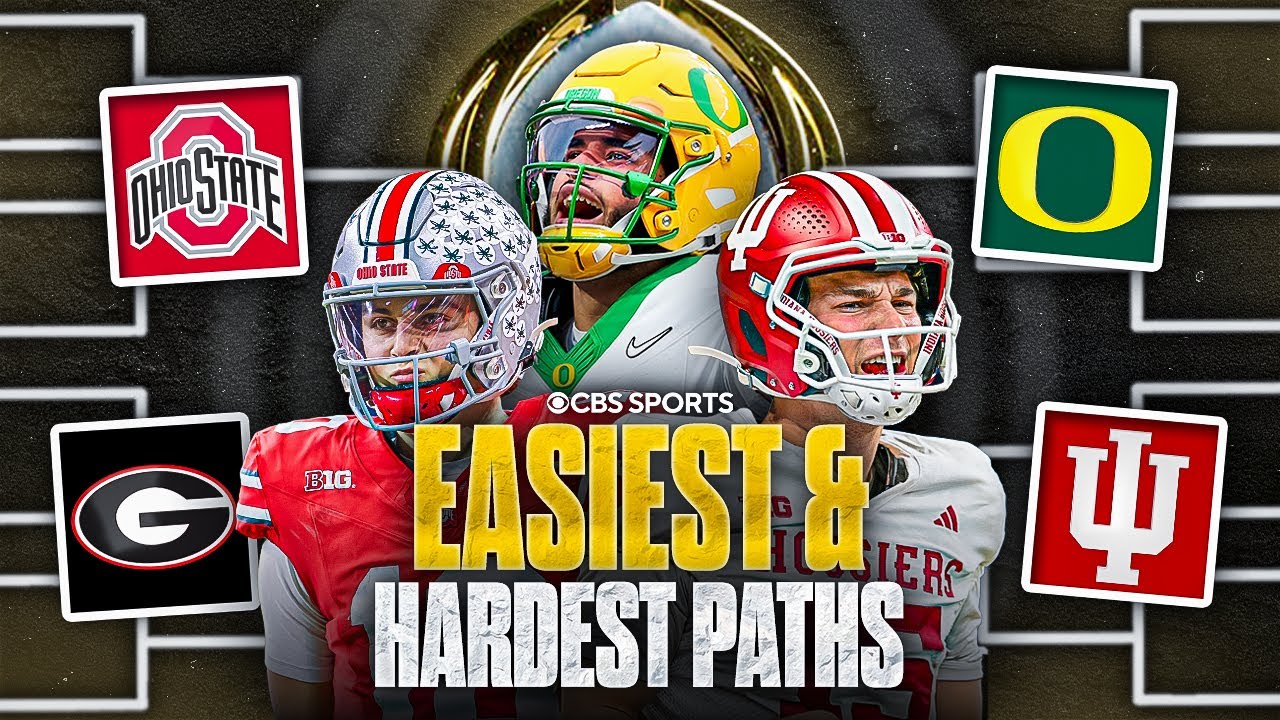 Who Has the Easiest & Hardest Paths in the College Football Playoff? | National Title Odds Explained