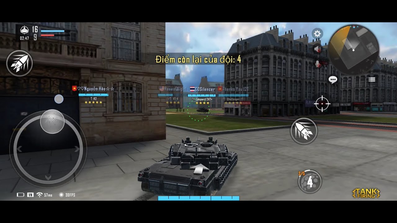 {Tank Firing}:Chơi game cùng #Nguyễn Hào#Thankyou 2T#youtube