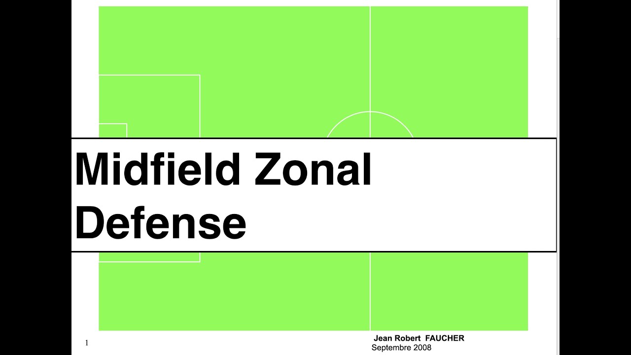 Midfielders and Zonal Defense Analysis
