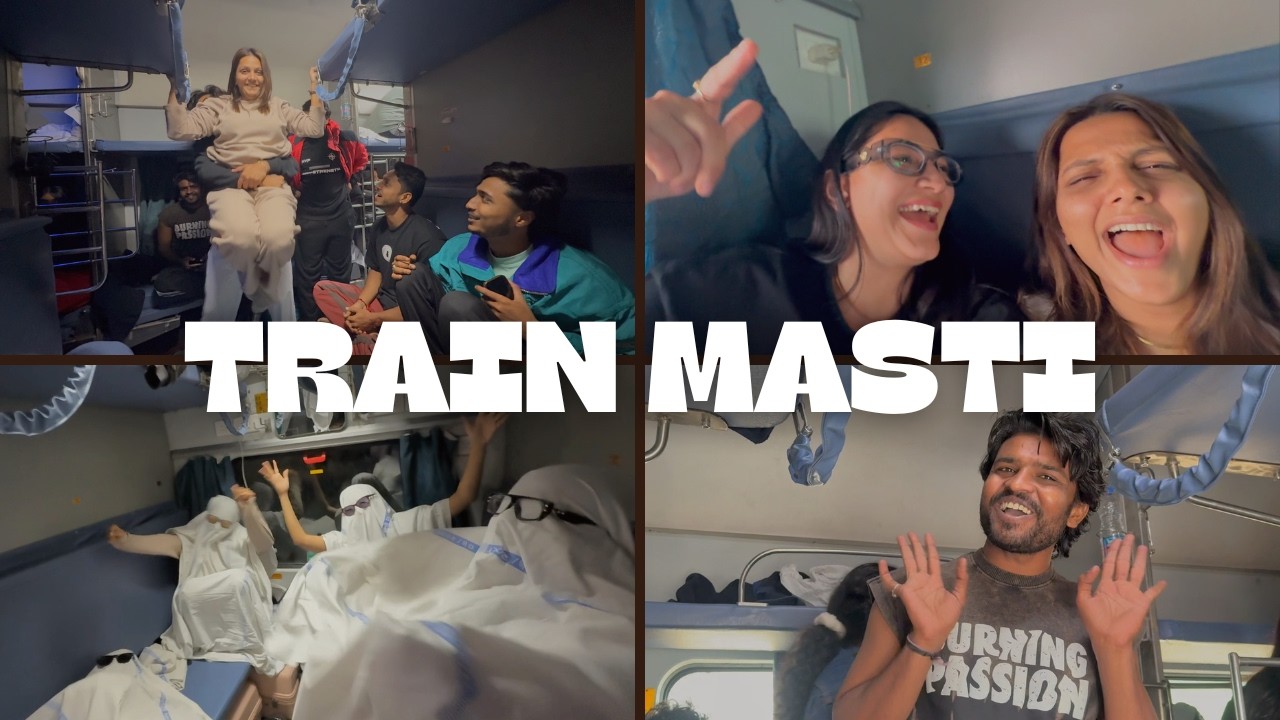 બધાએ Train માથે લઈ લીધી 😂 | Full Fun & Nonstop Masti 🤣