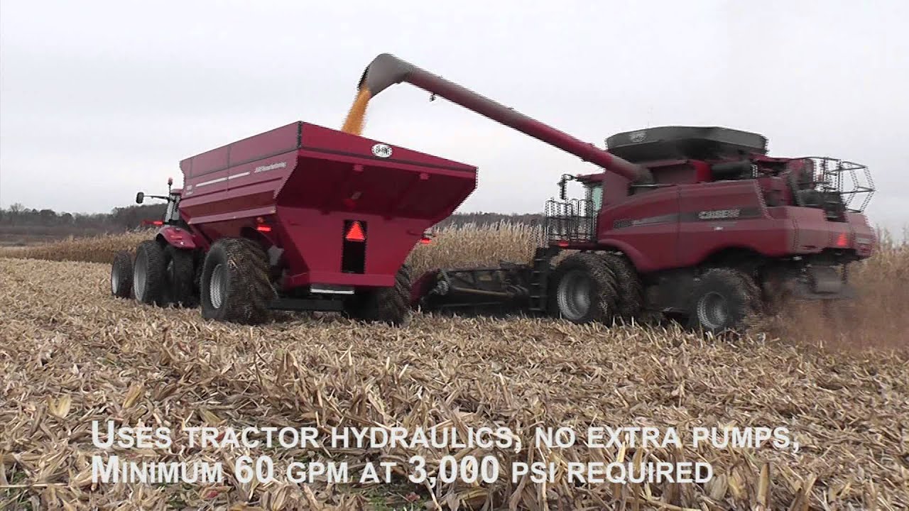 Mud Hog powered grain cart axle.mpeg