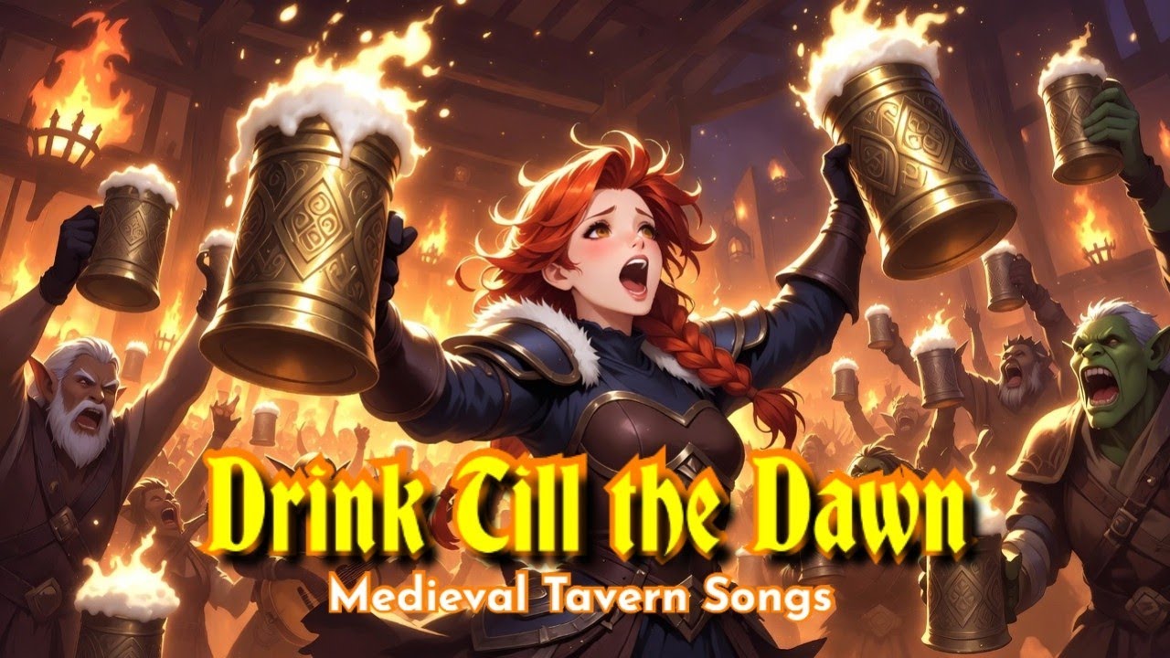 Medieval Tavern Song - Drink Till the Dawn | Fantasy Folk for D&D