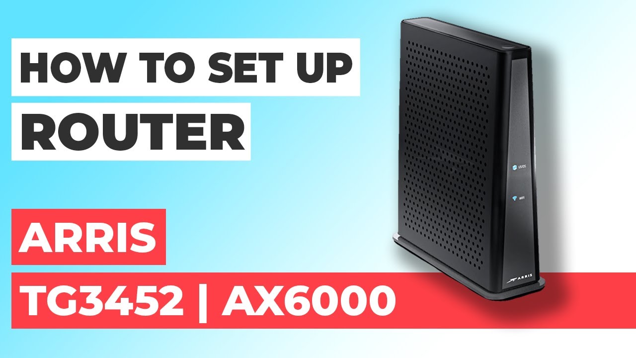 ✅ Как настроить модем ARRIS Touchstone TG3452 | Как настроить WiFi-маршрутизатор ARRIS AX6000 TG3452