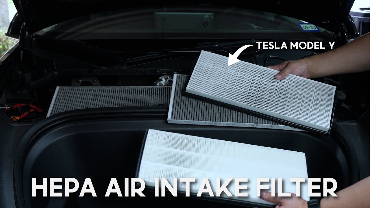 Tesla Model Y Замена HEPA-фильтра на впуске воздуха