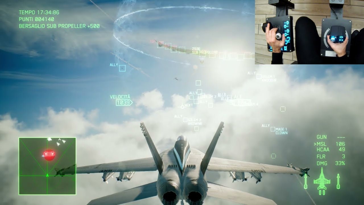 F18 TOP GUN Maverick DLC - Ace Combat 7 | Logitech X56 Hotas 4K Gameplay