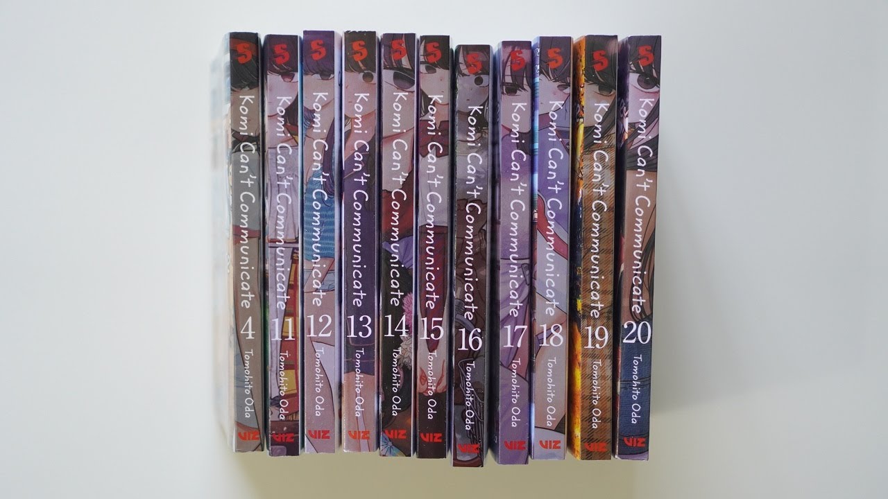 Komi Can't Communicate Manga Volume 4, Volumes 11 - 20, Unboxing