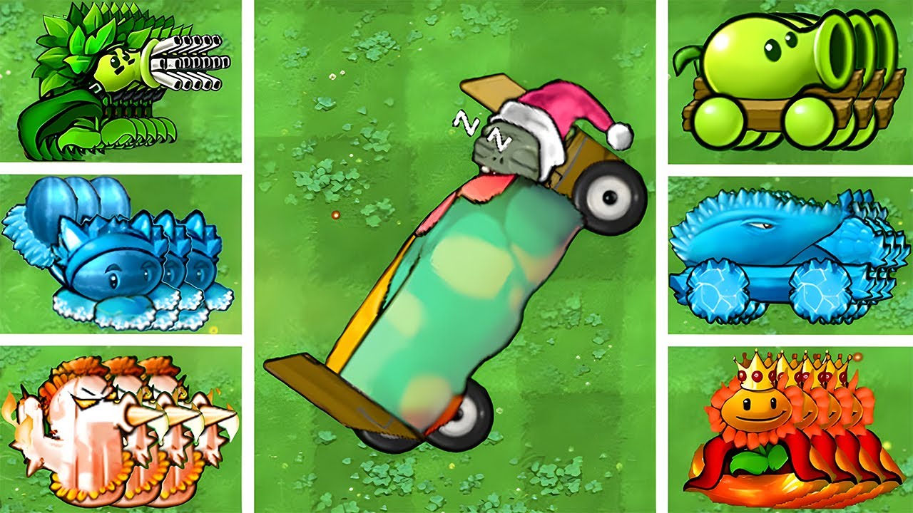 Who Wins? - All Legendary Plants Vs Sleepy Zombie - PvZ 1 Hybrid Challenges