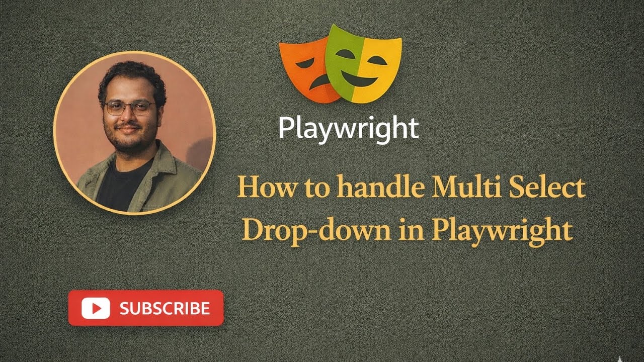 How to Handle Multi Select drop down | Playwright | JavaScript